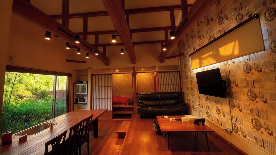 Independent guest-cottage with hot spring bath Kohaku (No Bed)(201), Non-Smoking | Desk, WiFi (free), individually furnished