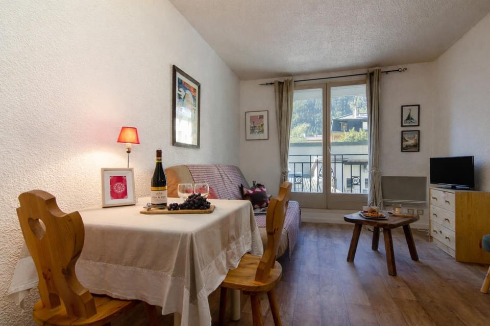 Cozy little studio with a mountain view