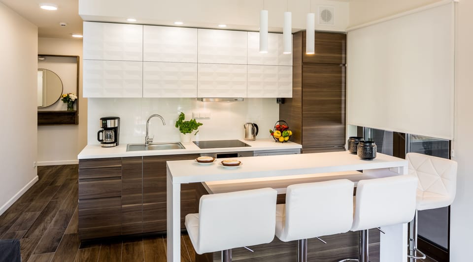 Luxury Apartment, 1 Bedroom (Rakowicka 15A st.) | Living area | 42-inch flat-screen TV with cable channels, TV