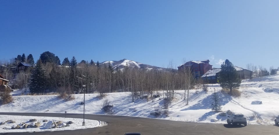 View of Steamboat ski hill