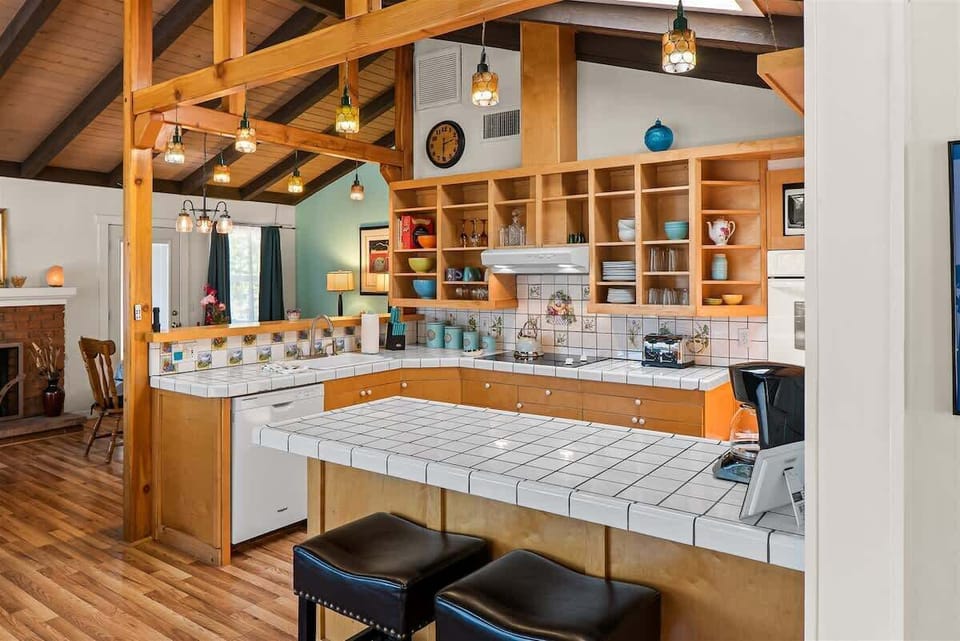Spacious open kitchen