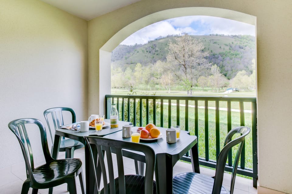 Open the door and step out onto your private balcony!