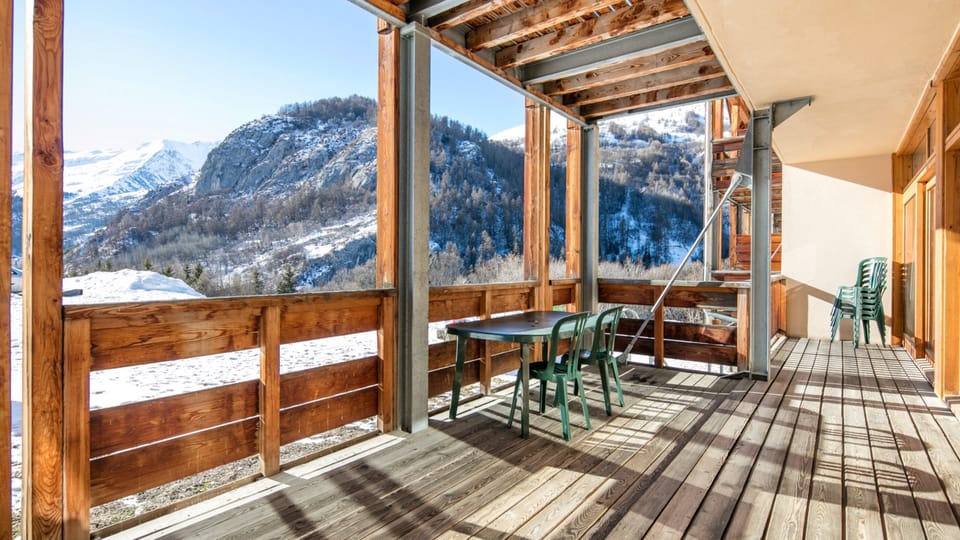 Open the door and step out onto your private balcony! Please note that exact view may vary.
