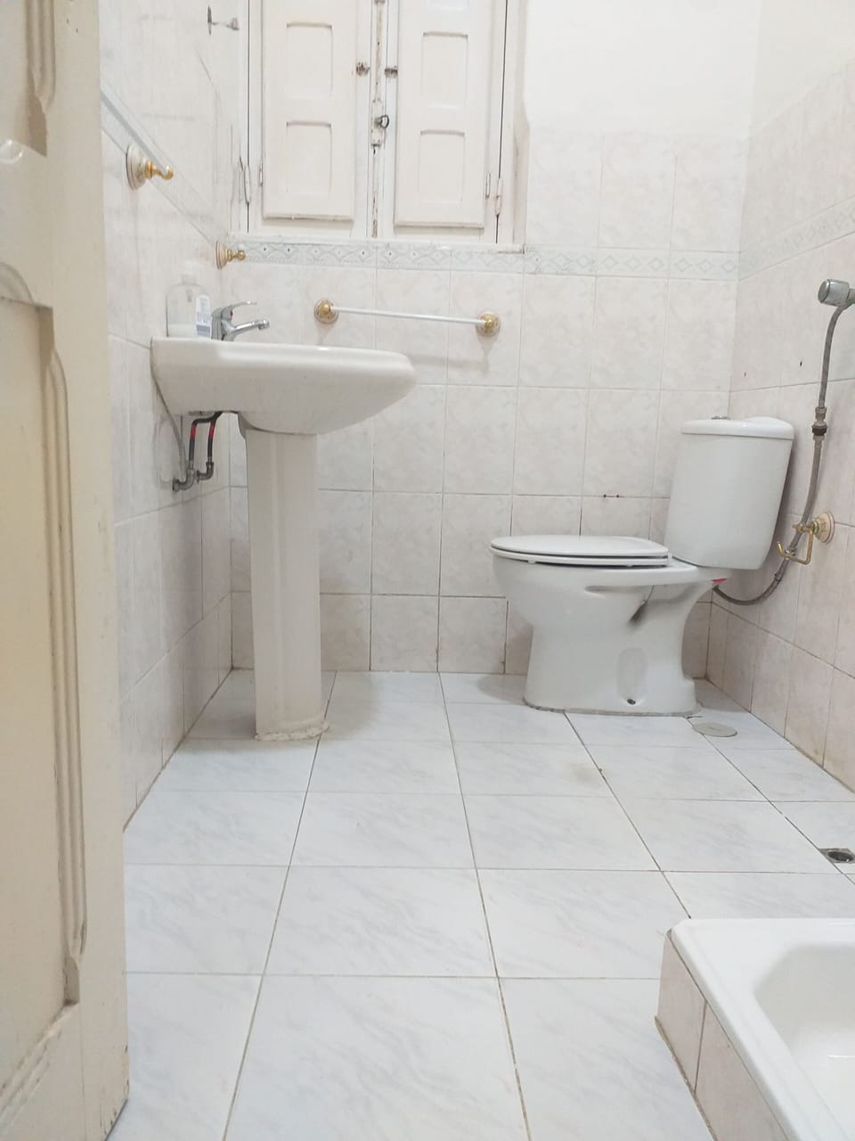 Economy Double Room, Shared Bathroom | Bathroom | Shower, hair dryer, towels, soap