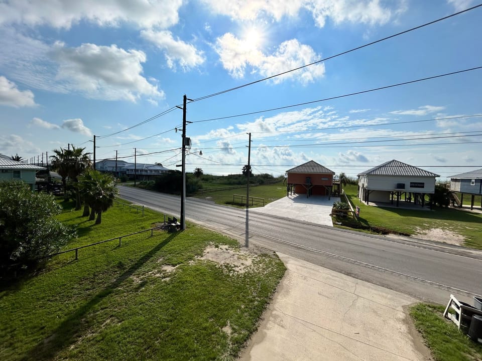 View of beach crossover