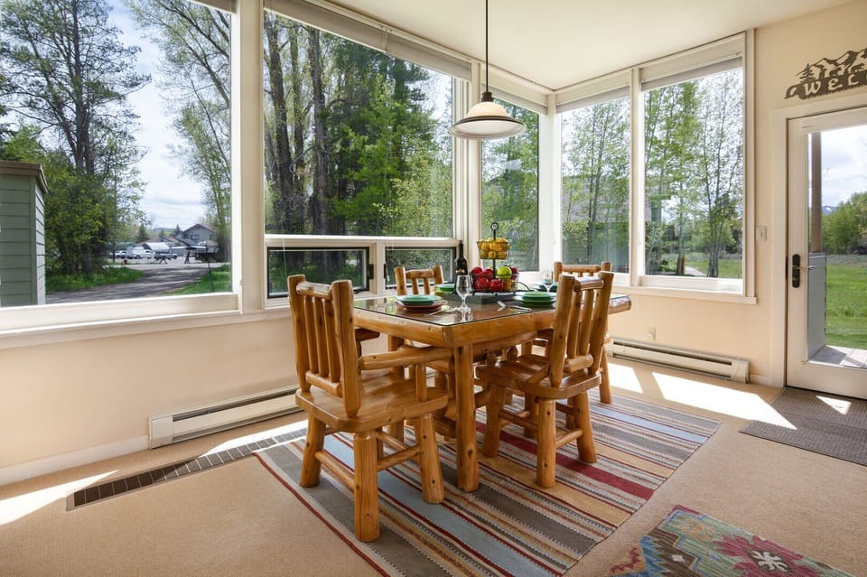 Dining Area with Deck