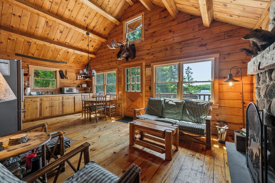 Open concept kitchen and living room