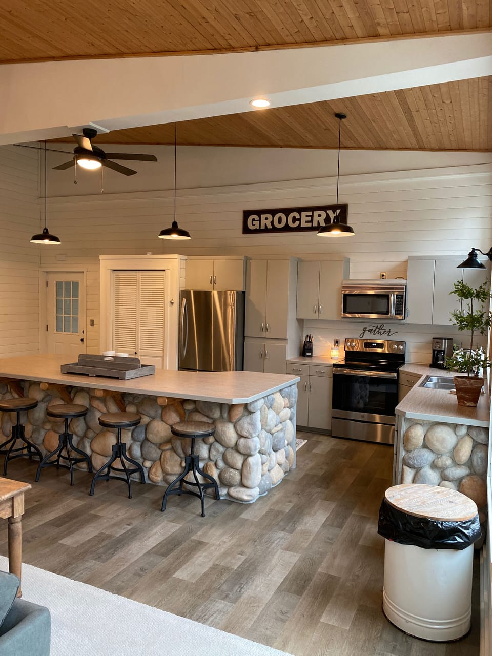 Open Kitchen with Large Island