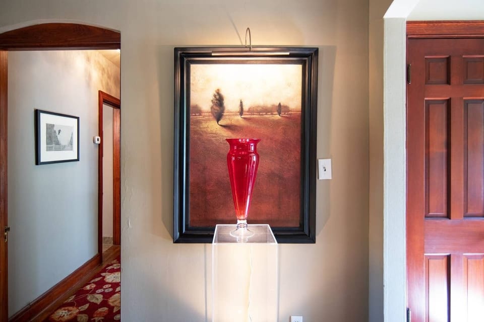 Blown glass and art