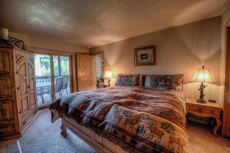Master Bedroom has access to Oversized Deck.