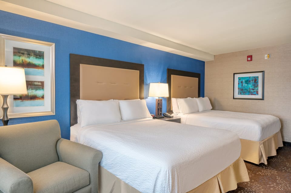 Standard Room, 2 Queen Beds, Accessible (Communications) | In-room safe, desk, blackout drapes, iron/ironing board