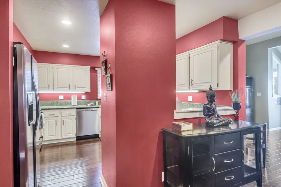 Large open kitchen