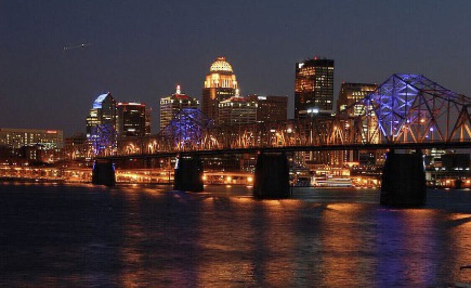The best part of the condo? The stunning views of the Louisville skyline & river
