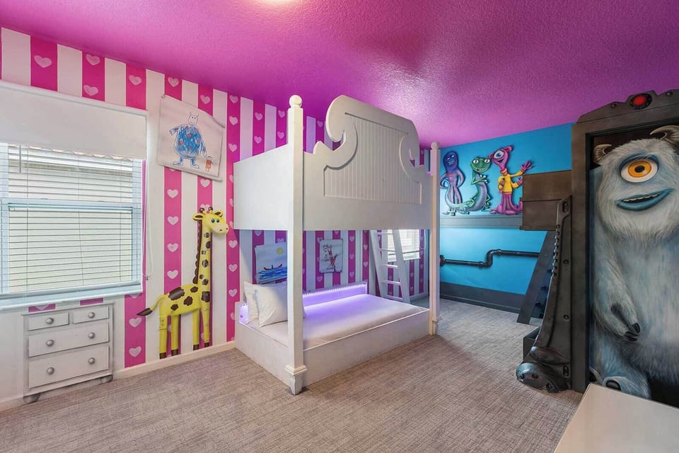 Monsters *Theme Room 1* on Second Floor