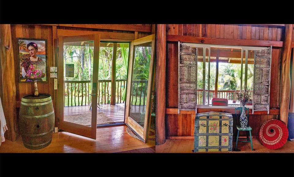Entrance into the House.