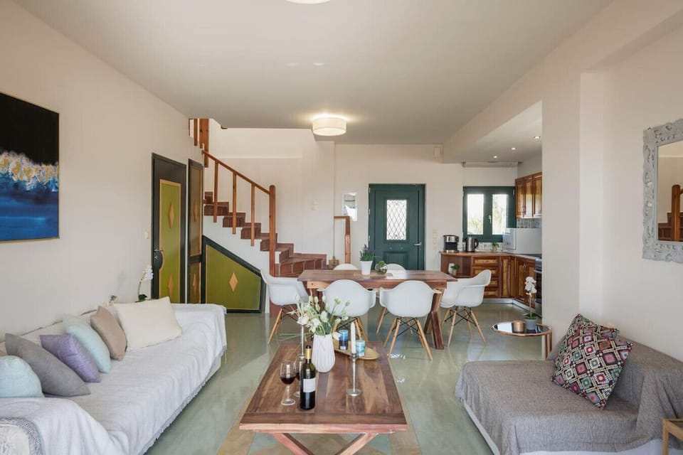 Open-plan living room and kitchen area, designed for comfort and easy living.