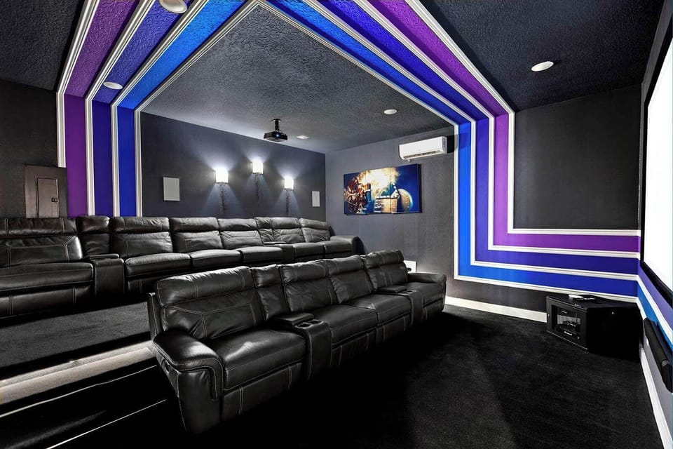 Private Movie Theater w/ Recliners