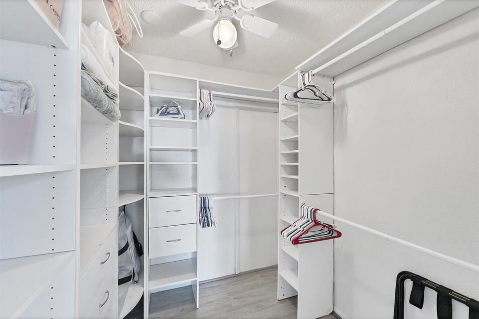 Large walk-in closet