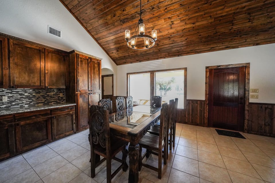 Dining area view