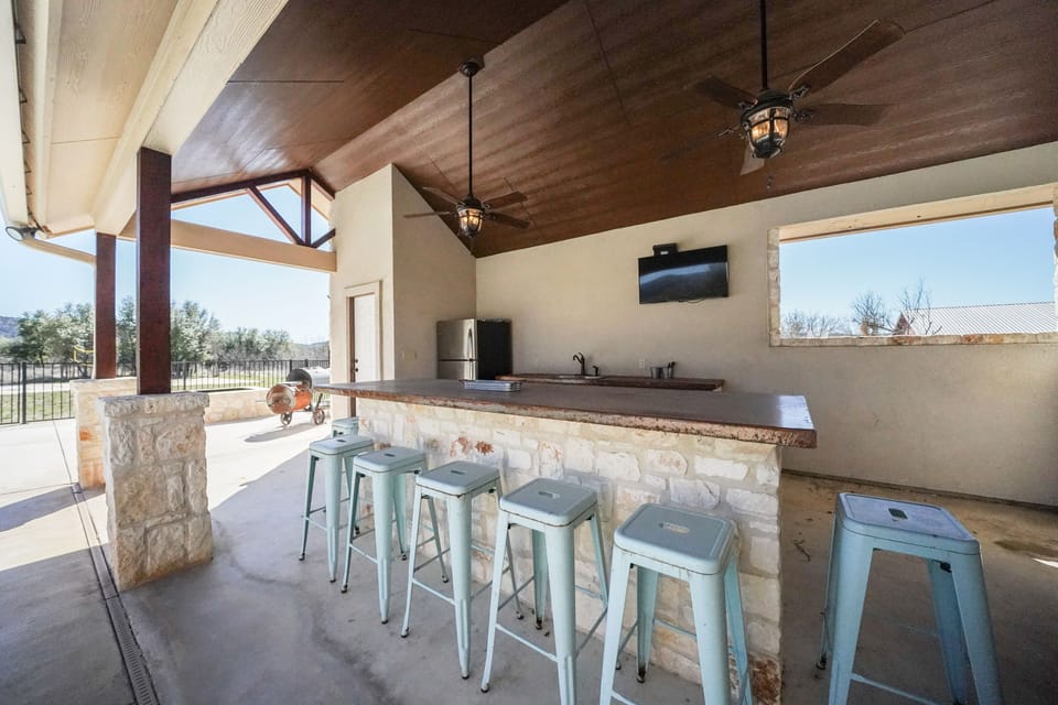 Bar seating view