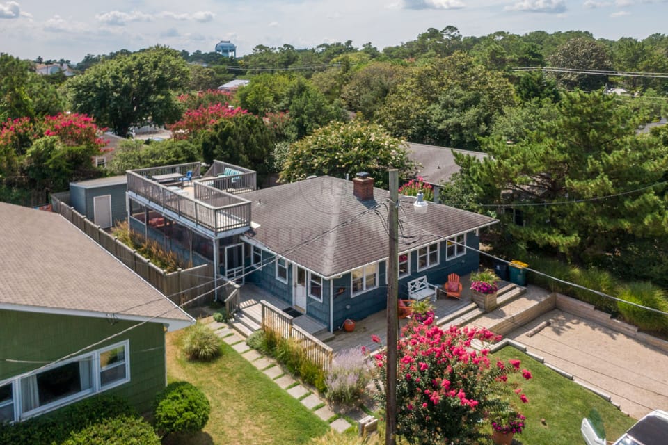 Aerial View of House