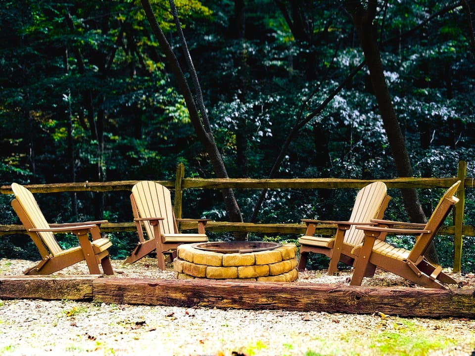 The best seats "not" in the house! S'mores and star-gazing at the fire pit.