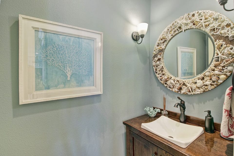 Half bath on 1st floor main house