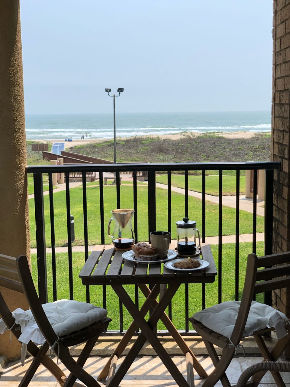 Breakfast and coffee on the balcony anyone?