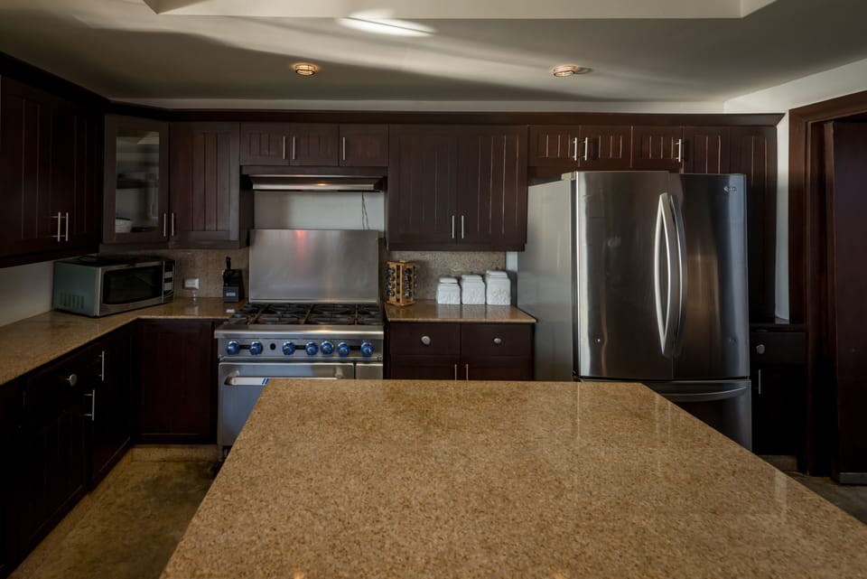 Enough burners and fridge space for a large group