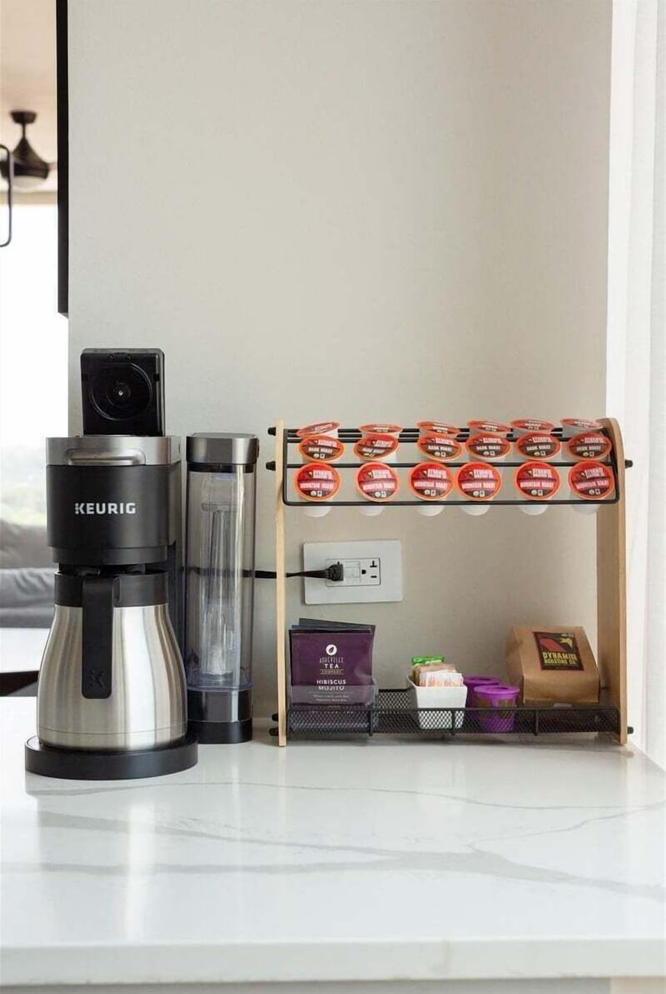 Keurig featuring local coffee and tea