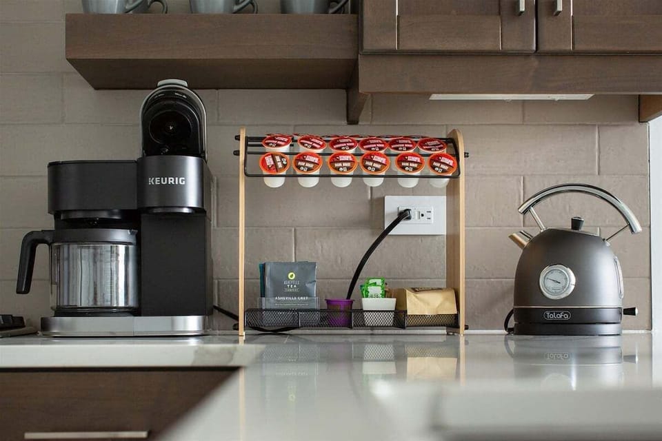 Keurig Duo featuring local coffee and tea