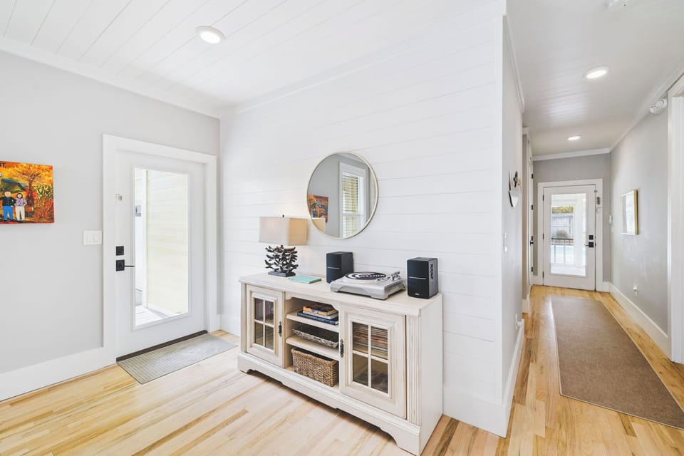 Inviting Entry - Offering a Record Player to Listen to Your Favorite Vinyl!