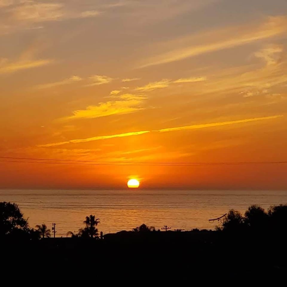 Sunset views from the area. View is from property not from the suite.