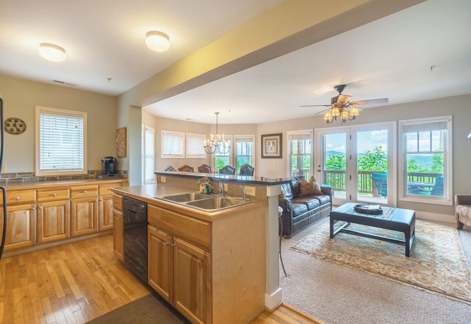 Kitchen--- Open Floor Plan, Mountain View