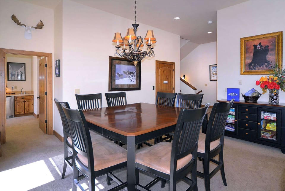 Dining table, seating for 8