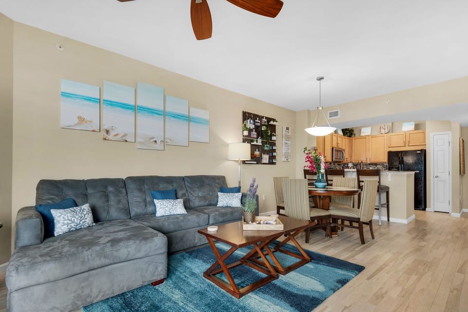 Queen sleeper sofa can accommodate extra guests