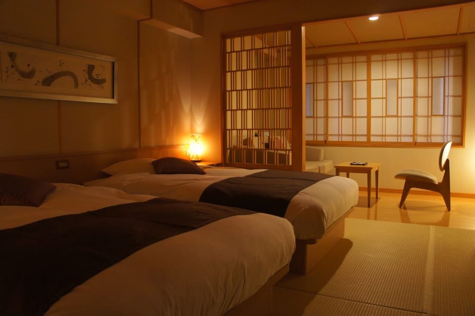 [Breakfast/Dinner Buffet included] Yukihotaru Twin Room, Non Smoking | Premium bedding, in-room safe, desk, bed sheets