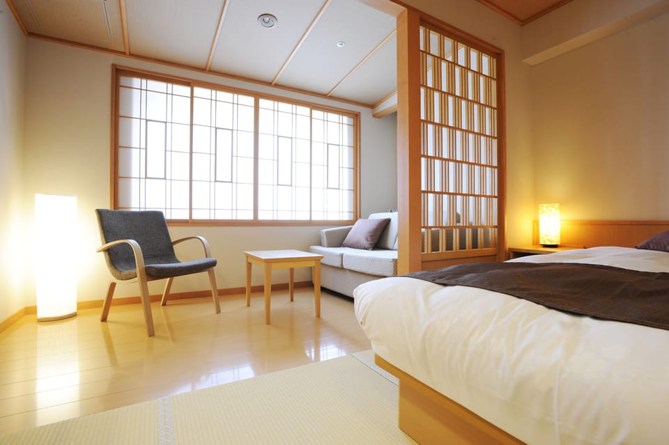 [Breakfast/Dinner Buffet included] Yukihotaru Twin Room, Non Smoking | Premium bedding, in-room safe, desk, bed sheets