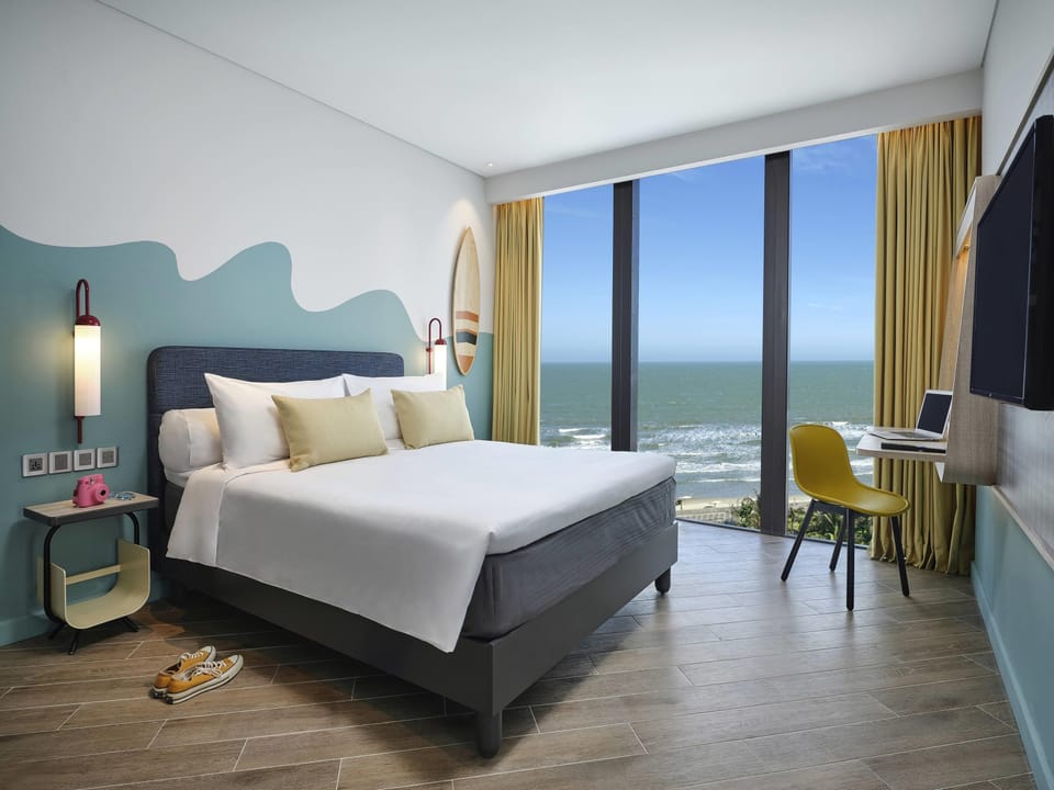 Family Room, Multiple Beds, Balcony (Premium) | Premium bedding, minibar, in-room safe, desk