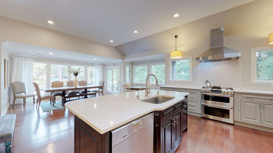 Gourmet Kitchen with Island
