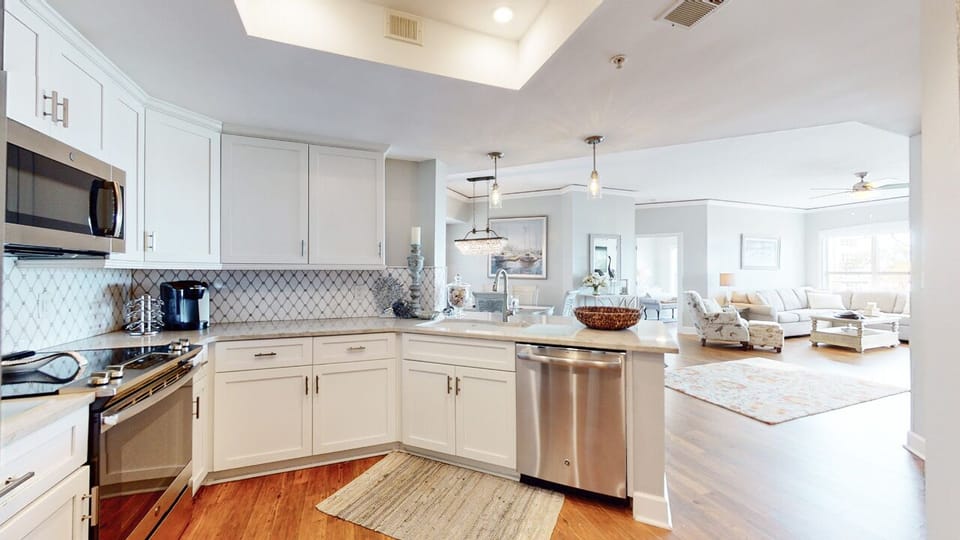 Gourmet Kitchen with Stone Countertops