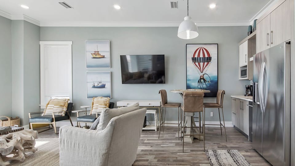 1st Floor Living Area with Kitchenette