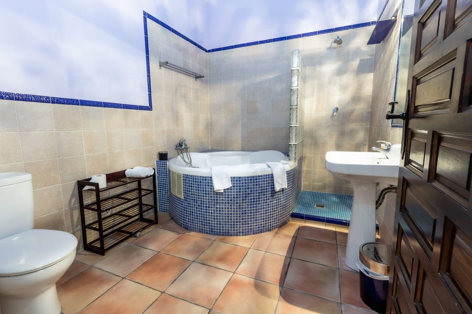 Deluxe Studio Suite | Bathroom | Free toiletries, hair dryer, towels