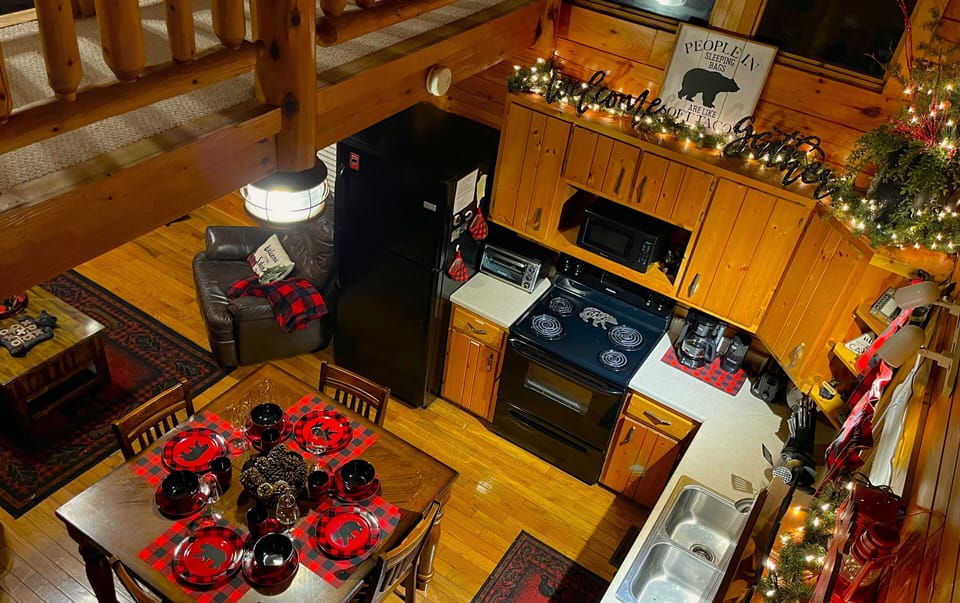 View from Upstairs Loft by the Game Table...Typical Decor Feb-Aug