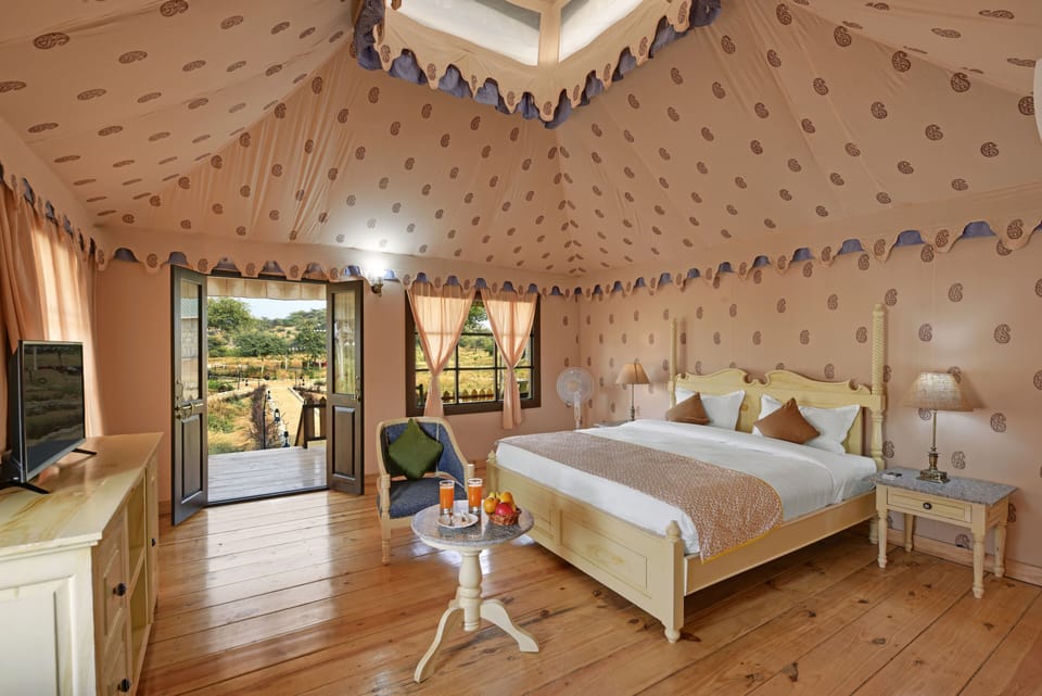 Luxury Swiss Tent | Bed sheets