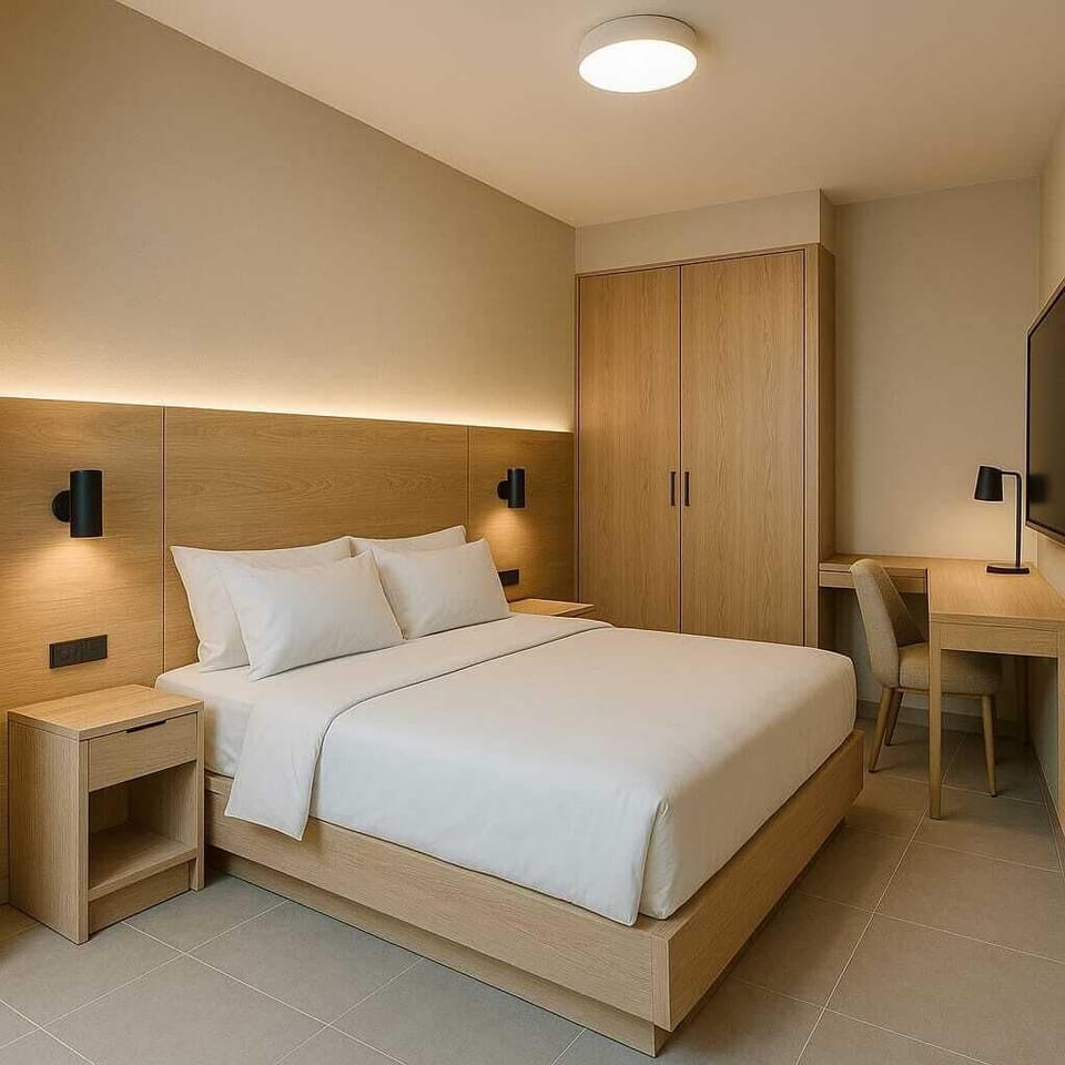 Standard Double or Twin Room, City View | Minibar, in-room safe, desk, free WiFi