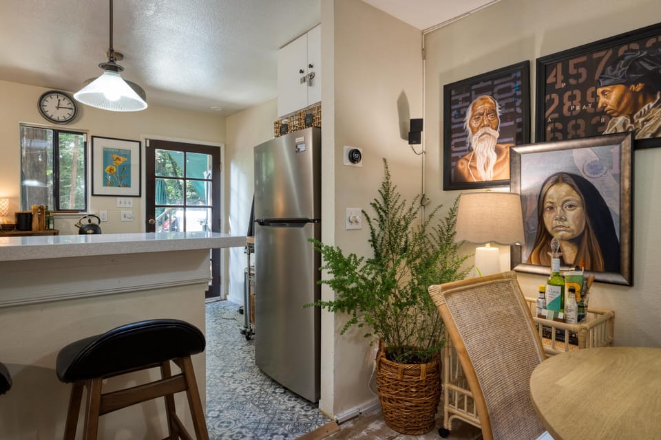 Relax while cooking, playing board games and catching up on a good book or conversation.