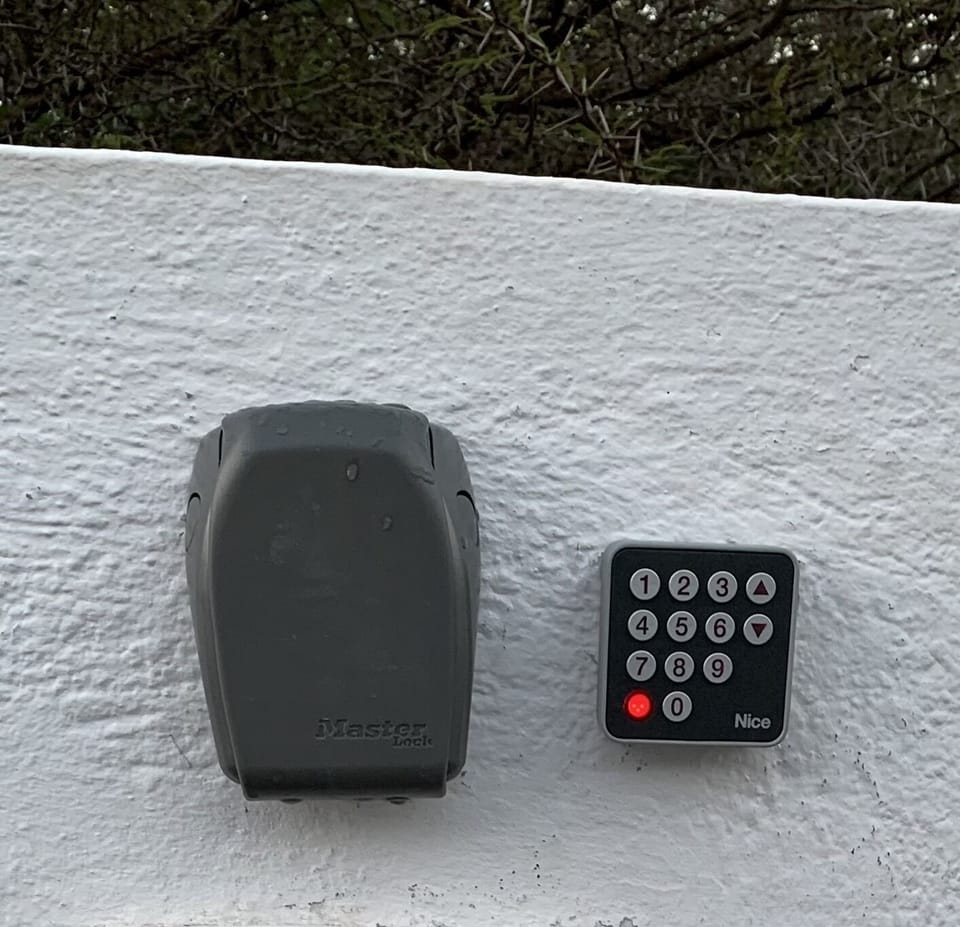 Main gate entry keypad