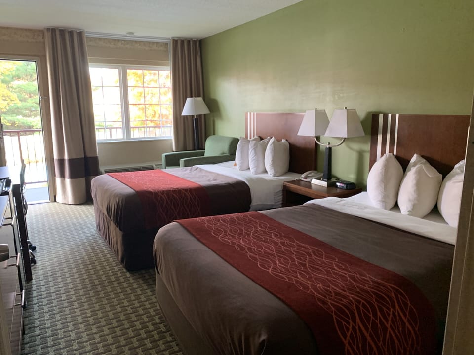 Double Room, 2 Double Beds, Non Smoking | View from room