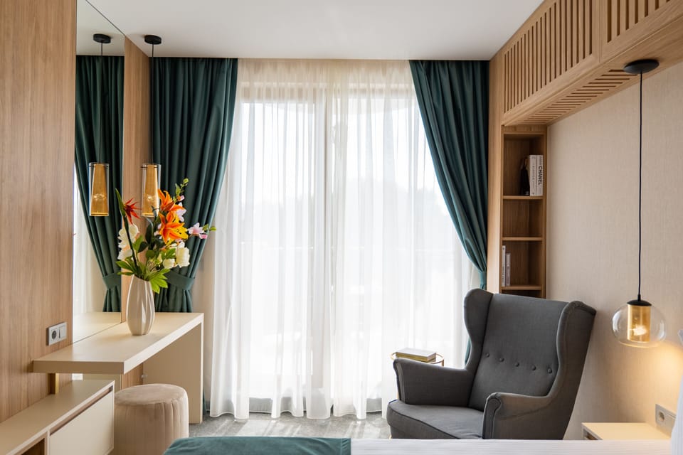 Deluxe Double Room | In-room safe, blackout drapes, soundproofing, iron/ironing board
